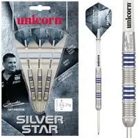 Unicorn Dartpfeil Silver Star Gary Anderson Steel Darts