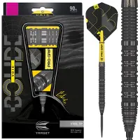 Target Dartpfeile Bolide Void 01 Swiss Point, mit wechselbarer Metallspitze, 22 g, 3 Stück