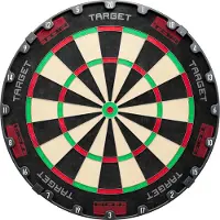 Target darts TOR Dartboard Steel Tip Sisal Profi Dartscheibe mit 36XTEN Rotationssystem und Wandhalterung