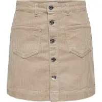 ONLY Cordrock "ONLAMAZING HW CORD SKIRT" Baumwollmischung
