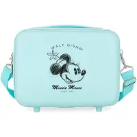 Disney für Damen. 3733921 Kulturbeutel ABS Minnie You are magic anpassungsfähig türkis (OSFA), Lässig, ABS/Polykarbonat