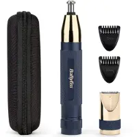 BaByliss Super-X Metal Series Nose, Ear and Eyebrow Trimmer - Blue