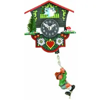 Trenkle - 26_SQ_Bergsteiger - Wanduhr - Quarzwerk - Pendeluhr