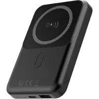 Forever Powerbank kabelloses PD QC 22.5W 10000 mAh, Kompatibel mit MagSafe Induktive 15W Power Bank für Apple Power Delivery, Quick Charge, USB, USB-C