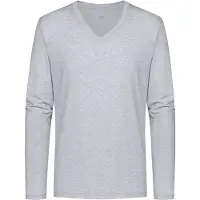 Mey Langarm-Shirt Serie Dry Cotton Colour Light Grey Melange | Größe XL