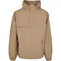 Brandit moderne Herren Jacke Reißverschluss Taschen Beige