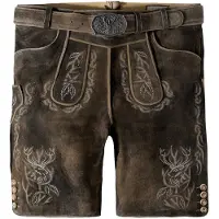 Stockerpoint Lederhose "Lee" in Braun - 54