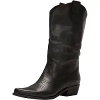 Felmini Lederstiefel GERBERA 7962 mit Cowboy-Silhouette und hohem Schaft