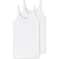 Schiesser Top Damen 175994 95/5 White (2er Set)-XL
