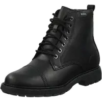 Clarks Herren Winterstiefel Schwarz Glattleder wasserfest atmungsaktiv GORE-TEX Größe: 71/2