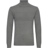 INDICODE JEANS Rollkragenpullover "Rollkragenpullover IDErnetto", Herren, Gr. L, grau (grau mix), Obermaterial: 80% Baumwolle CO. 20% Polyamid PA., Pullover Rollkragenpullover