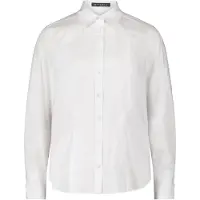 Betty Barclay Hemdbluse "Hemdbluse mit Kragen", Damen, Gr. 40, weiß, Obermaterial: 70% Baumwolle CO. 27% Polyester PES. 3% Elasthan EL., Blusen Hemdbluse