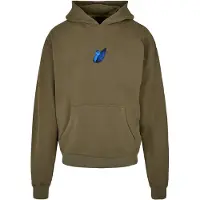MT weicher Herren Hoodie große Kapuze Rippbündchen 460 g/m² mit Baumwolle Khaki