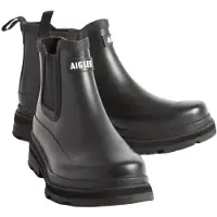 Aigle Weiche Regengummistiefel, Schwarz 43 EU