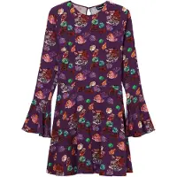 Desigual Lacroix Langärmliges Kurzes Kleid