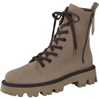 Paul green Leder-Stiefeletten in Hellbraun - 38,5