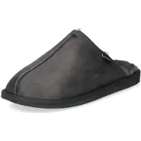 Shepherd Pantoffel of Sweden Hugo Matt Black Herren-Schuhgröße 49