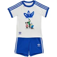 Adidas Set T-Shirt und Shorts Disney Mickey Mouse IX6426 Blau Regular Fit