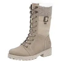 Remonte Schnür-,Zug-u.Schnallenstiefel in beige, Gr. 40
