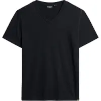Superdry Slub Kurzarm-t-shirt Mit V-ausschnitt