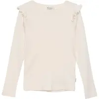 Minymo Bluse - Rib - Seedpearl - - 8 Jahre (128) - Blusen