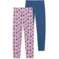 Schiesser 2er-Set: Leggings in Rosa/ Blau | Gr.: 104