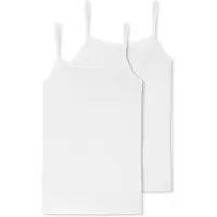 Schiesser Top Damen 175993 95/5 White (2er Set)-M