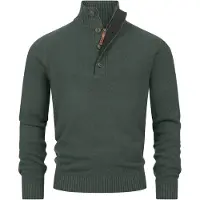 INDICODE JEANS Indicode Strickpullover Herren Baumwolle grün, XL 687941-0002-09970