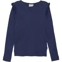 Minymo Bluse - Rib - Dark Navy - - 7 Jahre (122) - Blusen