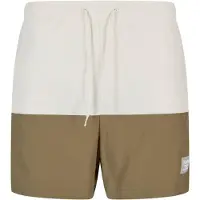 Karl kani Badeshorts "Herren", Herren, Gr. L, US-Größen, sanftes weiß, olive, 100% Polyimid, Badehosen Badeshorts