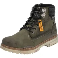 Dockers Herren Winterboots/ Stiefeletten Olivgrün Synthetik Größe: 44