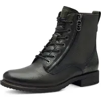 Tamaris Damen Stiefeletten Schnürboots Leder Muster 1-25211-43, Größe:38 EU, Farbe:Grün