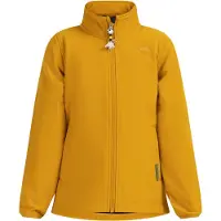 Schmuddelwedda Mädchen Softshelljacke - Recyceltes Material in Senf | Gr.: 128