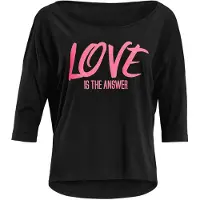 Winshape 3/4-Arm-Shirt "MCS001 ultra leicht" mit Neon pinkem Glitzer-Aufdruck