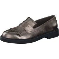 Paul green 1049-024 Damen Slipper, Leder, Metallic Grunge (Bronze), Supersoft - Damenschuhe Slipper / Trotteur, Mehrfarbig, leder (kalbleder), absatzh&oumlhe: 15 mm