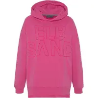 Elbsand Kapuzensweatshirt "Lioba", im Oversize-Fit, Hoodie mit Tasche und Logodruck vorne