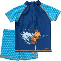 Playshoes 2tlg. Badeoutfit "Die Maus" in Blau | Gr.: 134/140