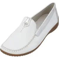 Gabor FLORENZ Damenschuhe - bequeme Slipper - Halbschuhe weiß Freizeit NEU