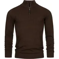 INDICODE JEANS Indicode Strickpullover Herren Grobstrick braun, S 657131-0004-09900