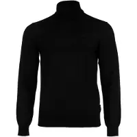 Armani Exchange für Herren. 8NZM3CZM8AZ1200 Schwarzer Rollkragenpullover (XL), Lässig, Wolle