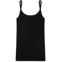 Schiesser Top Damen 179885 Pure Rib Black-XL