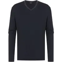 Mey V-Neck Shirt Serie Aarhus Indigo | Größe S