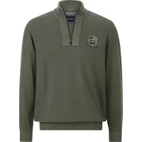 Babista Troyer "Pullover LICARONI", Herren, Gr. S, grün (dunkelgrün), Obermaterial: 100% Baumwolle CO., Pullover Troyer