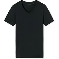 Schiesser T-Shirt Herren 181531 Premium Modal Black-XL