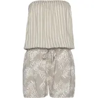 LASCANA Kurzoverall mit Alloverprint, sommerlicher Jumpsuit, Bandeau