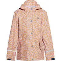 Schmuddelwedda Mädchen Regenjacke in Pastelllavendel Orange Leo | Gr.: 134