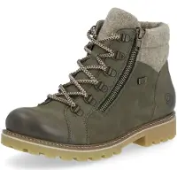 Remonte Schnürstiefel Grün in Gr. 41