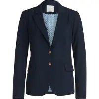 Betty & Co Betty&Co Longblazer "Damen mit Taschen" Druckfutter