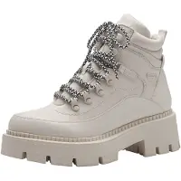 Tamaris Damen Stiefeletten 1-26849-41 100 Farbe: Weiß Größe: 38