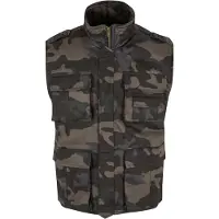 Brandit moderne Herren Jacke Reißverschluss Klettverschluss Camouflage